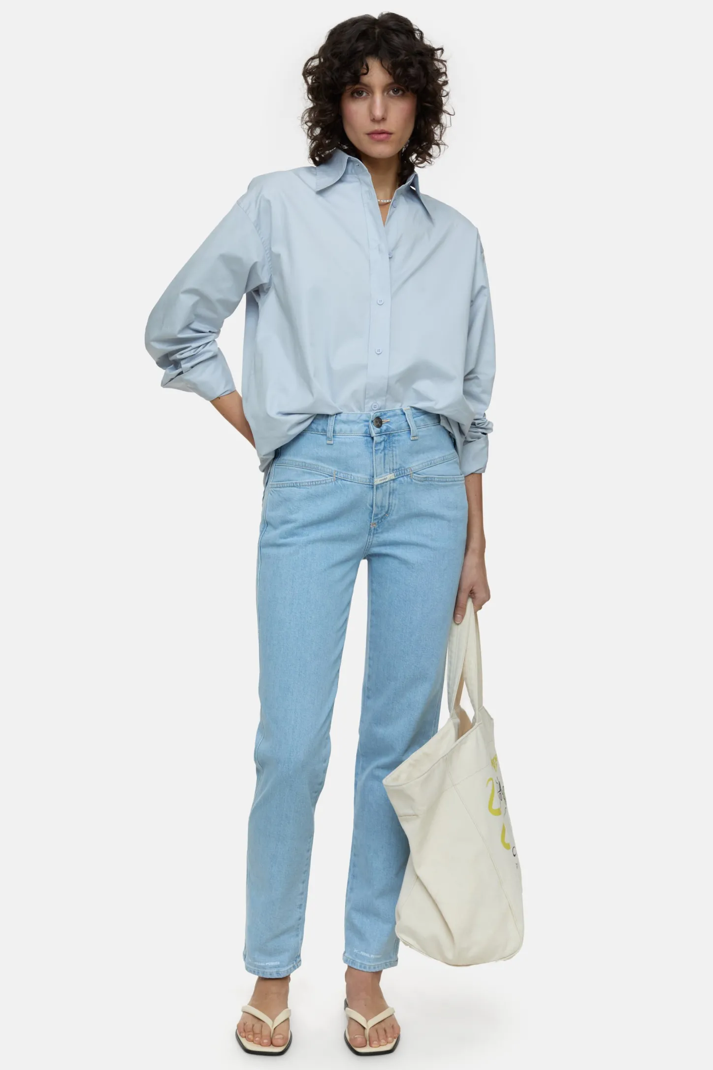 CLOSED X-Pocket-Familie>Heritage Jeans - Stijlnaam Pedaalduwer Lichtblauw