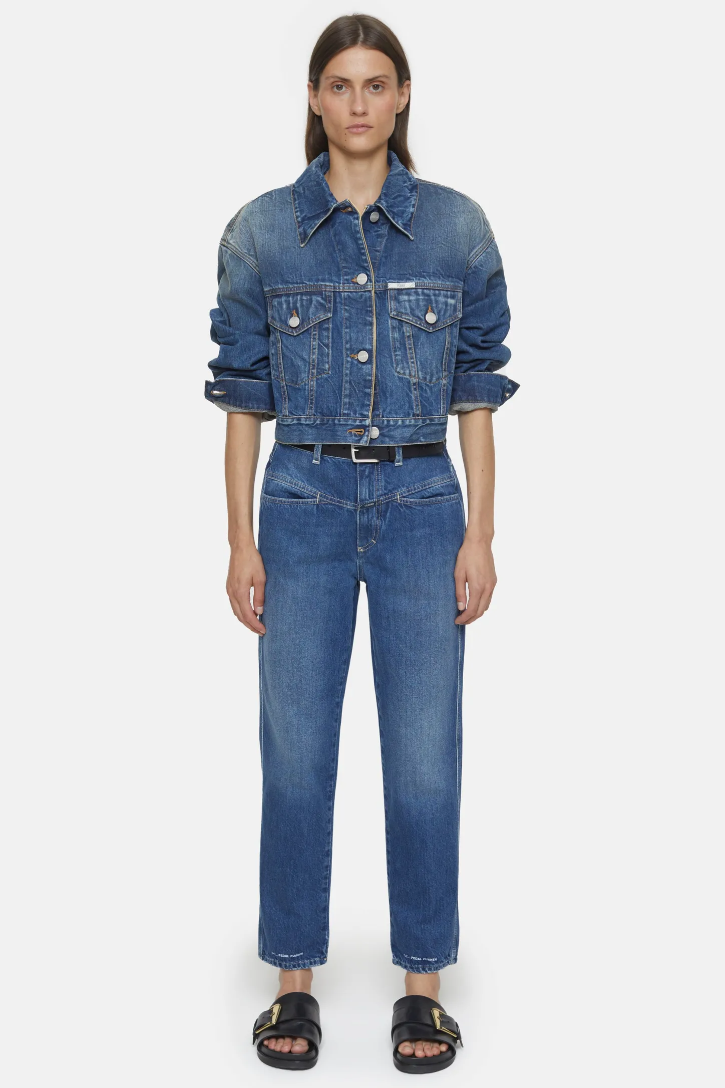 CLOSED Pedaal Duwer>Heritage Jeans - Stijlnaam Pedaalduwer Donkerblauw