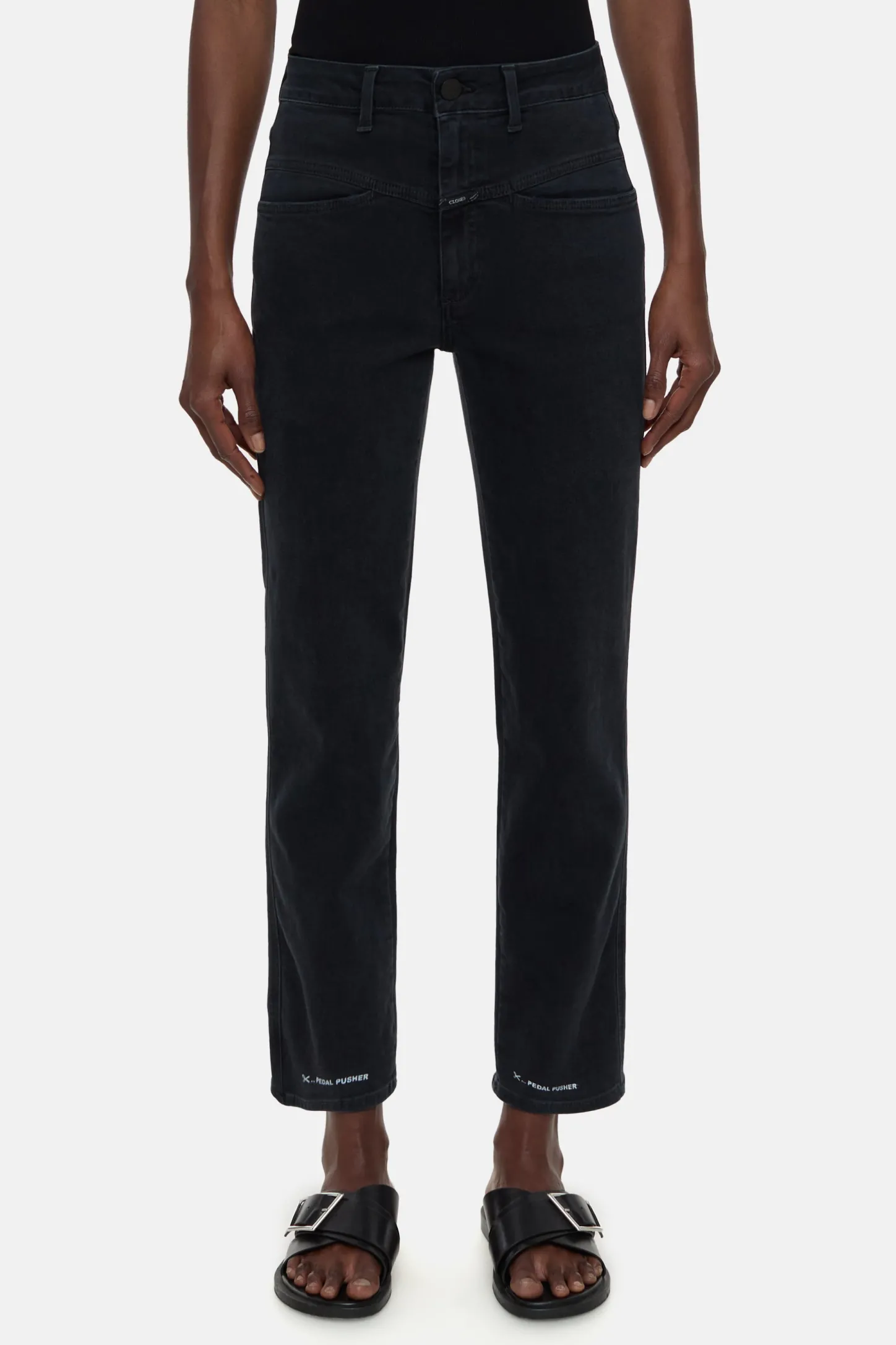 CLOSED Eco-Denim>Heritage Jeans - Stijlnaam Pedaalduwer Zwartzwart