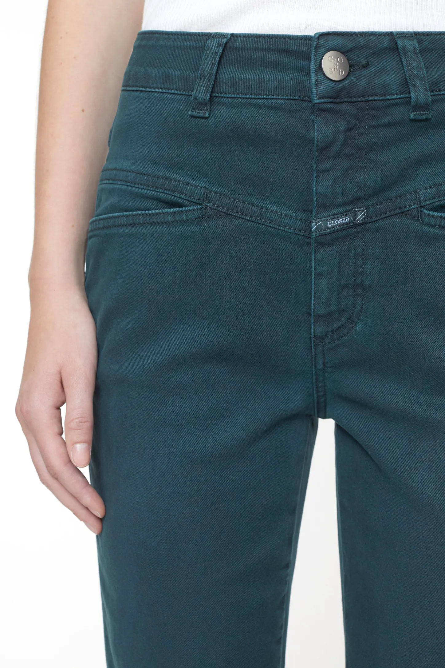 CLOSED Pedaal Duwer>Heritage Jeans - Stijlnaam Pedaalduwer Varen Groen