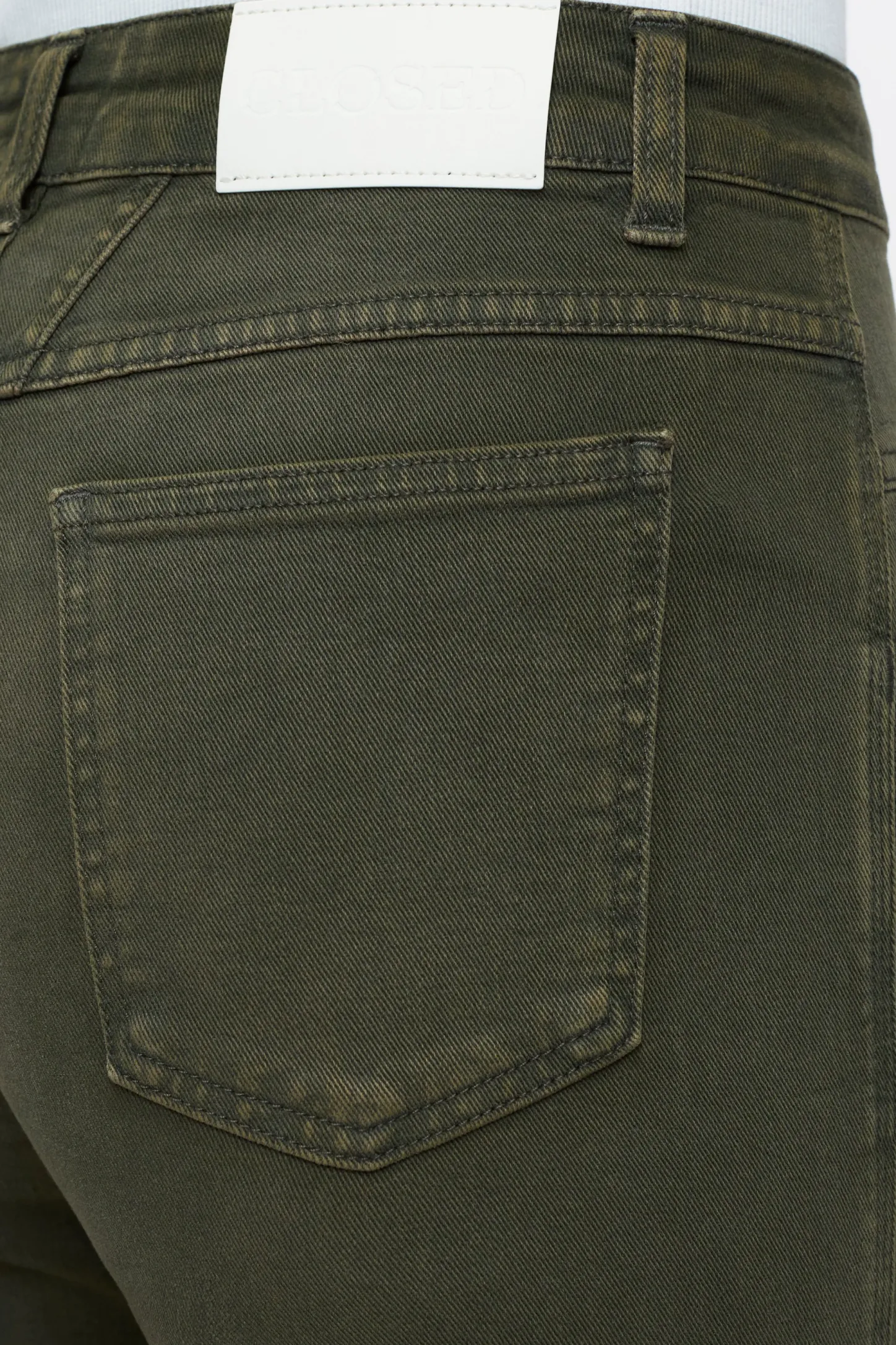 CLOSED Eco-Denim>Heritage Jeans - Stijlnaam Pedaalduwer Groen Onkruid