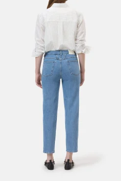 CLOSED Eco-Denim>Heritage Jeans - Stijlnaam Pedaalduwer Midden Blauw