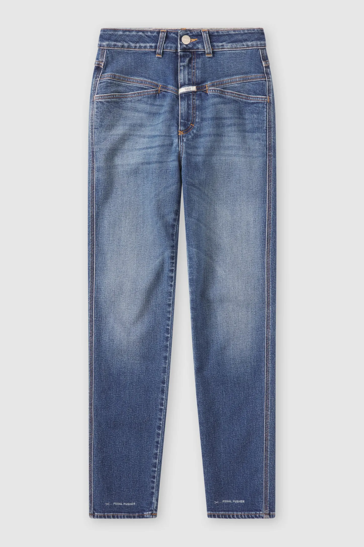 CLOSED Pedaal Duwer>Heritage Jeans - Stijlnaam Pedaalduwer Midden Blauw