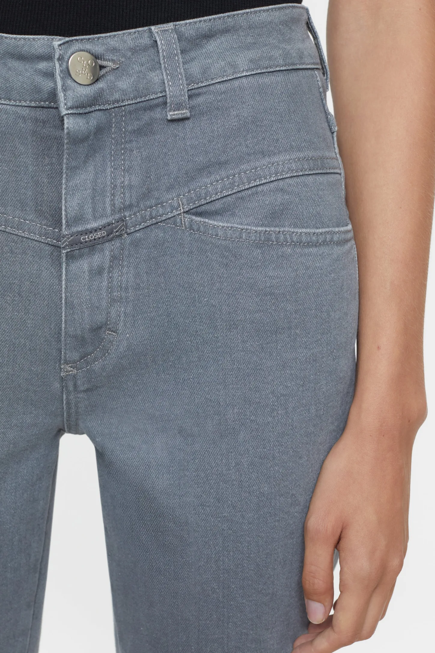 CLOSED Ontspannend>Heritage Jeans - Stijlnaam Pedaalduwer Midden Grijs