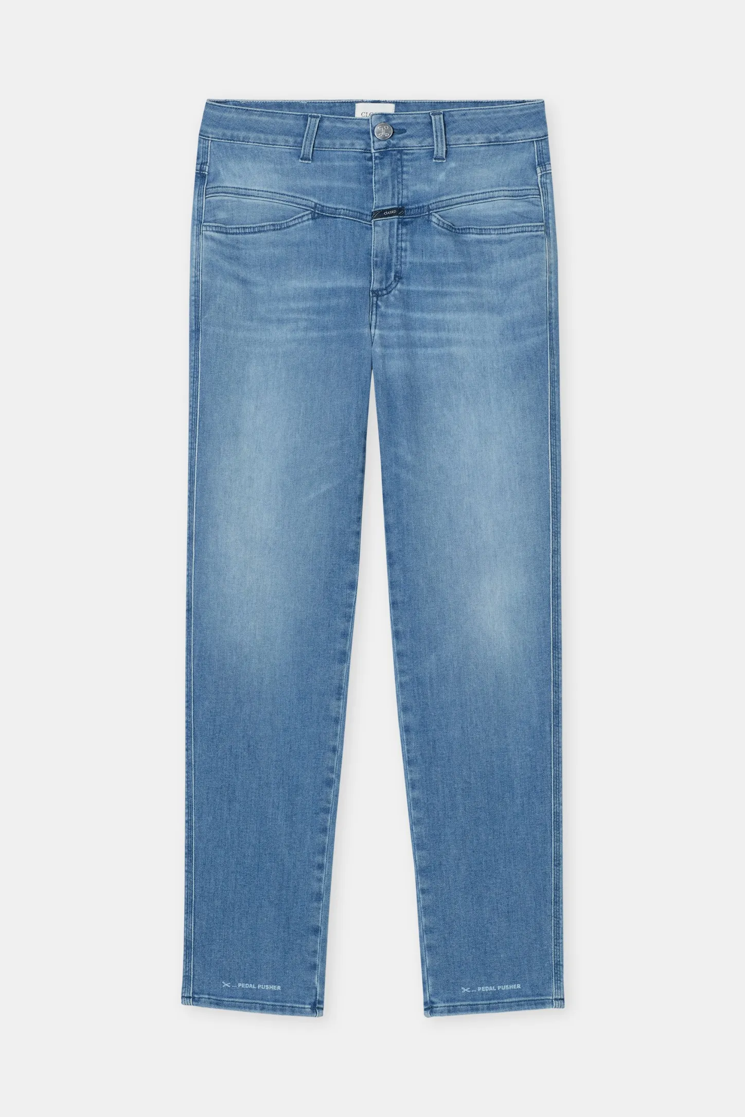 CLOSED Eco-Denim>Heritage Jeans - Stijlnaam Pedaalduwer Midden Blauw
