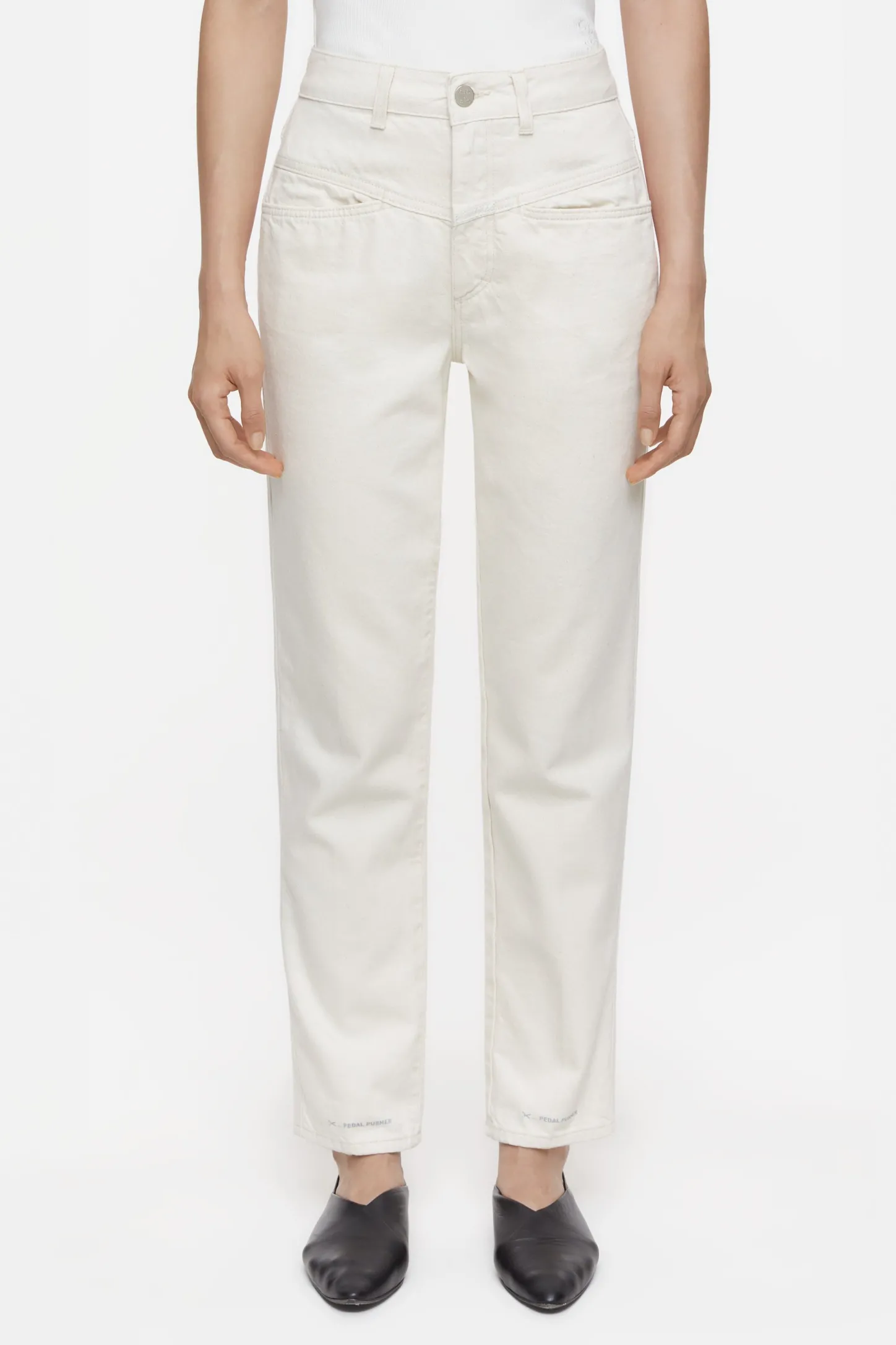 CLOSED Pedaal Duwer>Heritage Jeans - Stijlnaam Pedaalduwer Ivoor