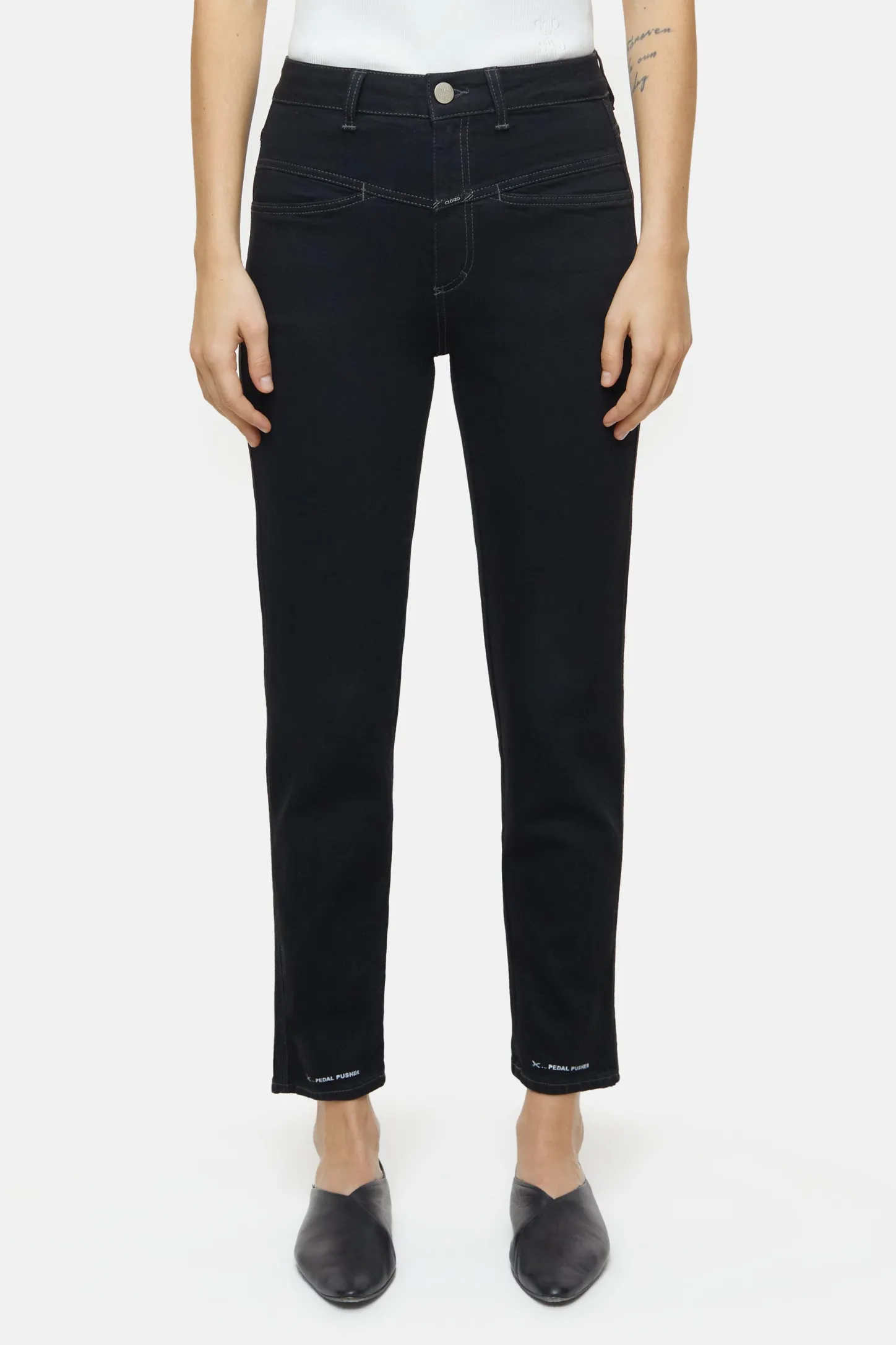 CLOSED X-Pocket-Familie>Heritage Jeans - Stijlnaam Pedaalduwer Zwart