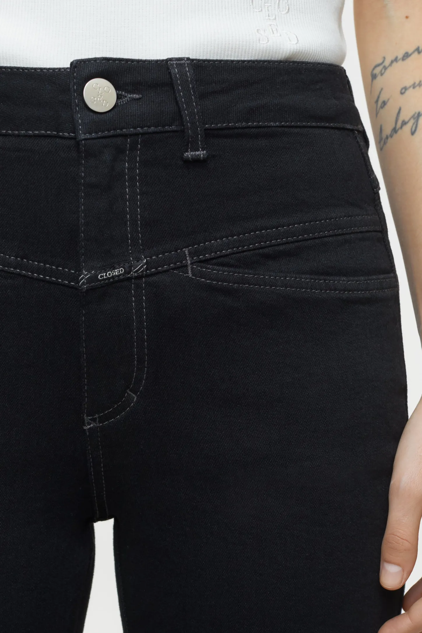 CLOSED X-Pocket-Familie>Heritage Jeans - Stijlnaam Pedaalduwer Zwart