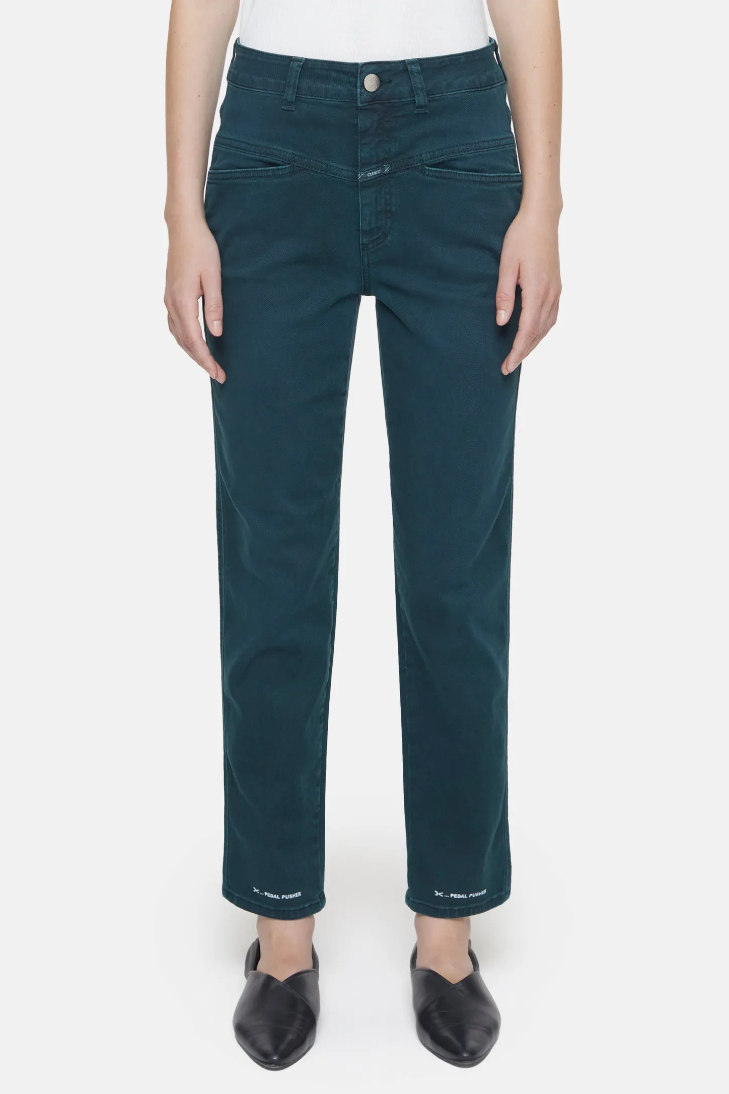 CLOSED X-Pocket-Familie>Heritage Jeans - Stijlnaam Pedaalduwer Varen Groen