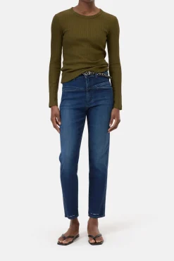 CLOSED Jeans>Heritage Jeans - Stijlnaam Pedaalduwer Donkerblauw