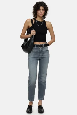 CLOSED Pedaal Duwer>Heritage Jeans - Stijlnaam Pedaalduwer Midden Grijs