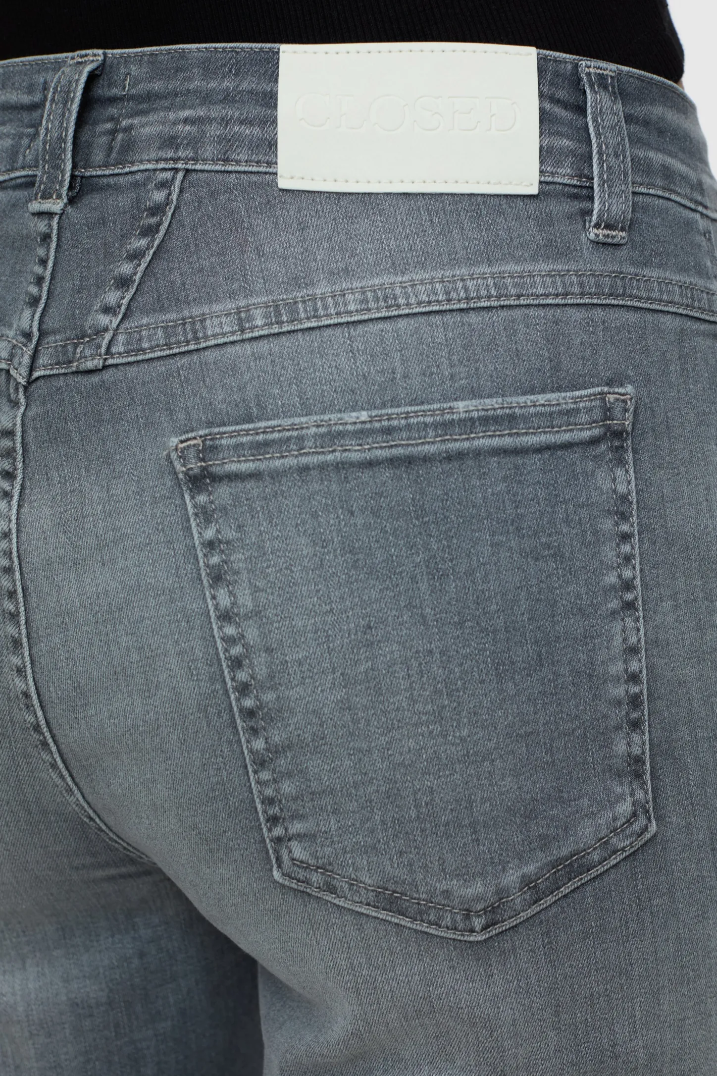 CLOSED Pedaal Duwer>Heritage Jeans - Stijlnaam Pedaalduwer Midden Grijs