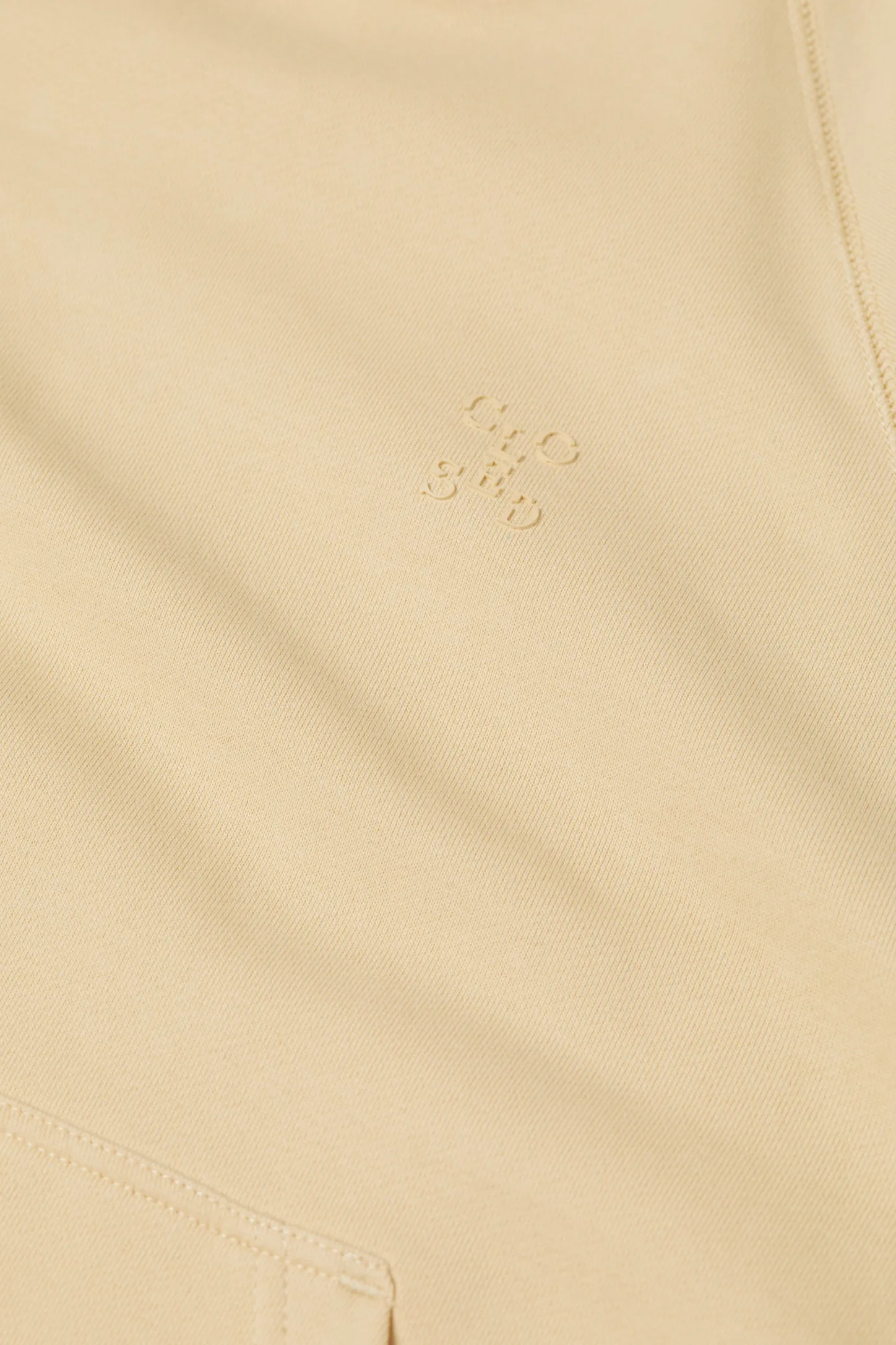 CLOSED Sweatshirts>Hoodie Met Logo Sahara Zand