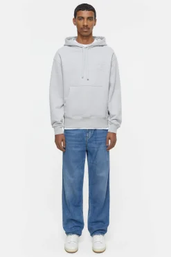 CLOSED Sweatshirts>Hoodie Met Logo Mist Grijs