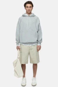 CLOSED Sweatshirts>Hoodie Met Logo Lichtgrijs Gemeleerd