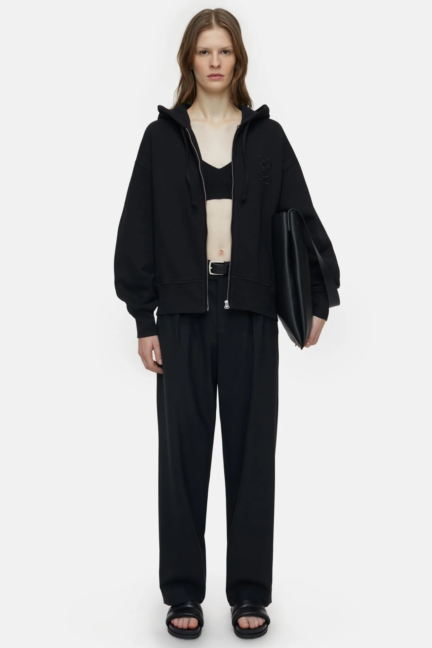 CLOSED Sweatshirts>Hoodie Met Zonlicht Zwart