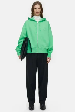 CLOSED Sweatshirts>Hoodie Met Zonlicht Groene Schop