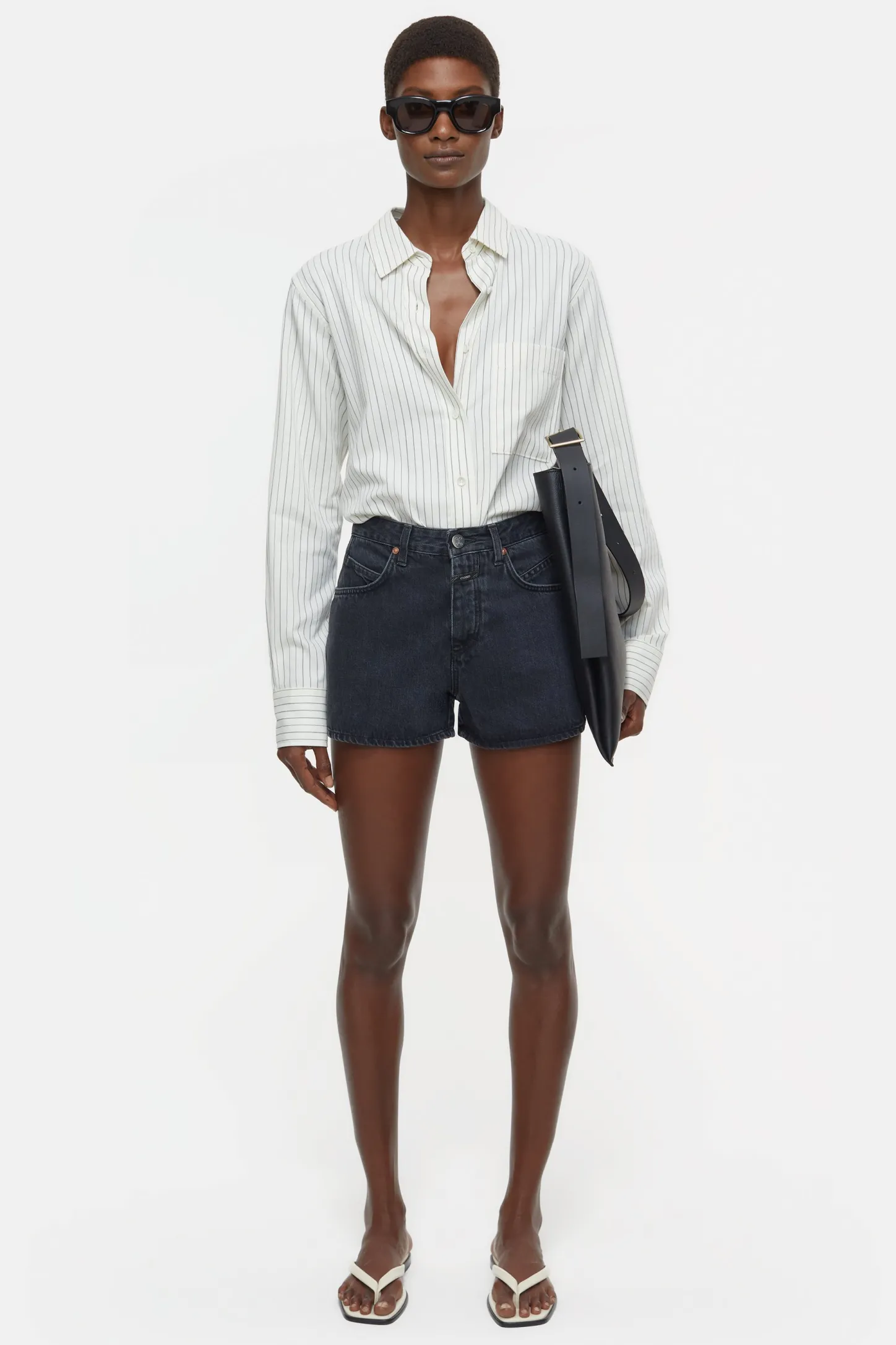 CLOSED Korte Broek>Hotpants - Stijlnaam Klaire Donker Grijs
