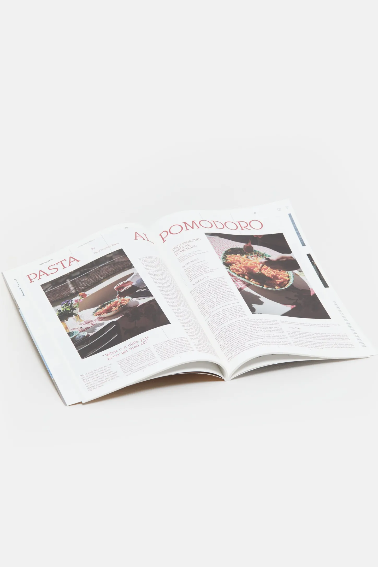 CLOSED Papier>Italie Segreta Magazin Millinski Geel