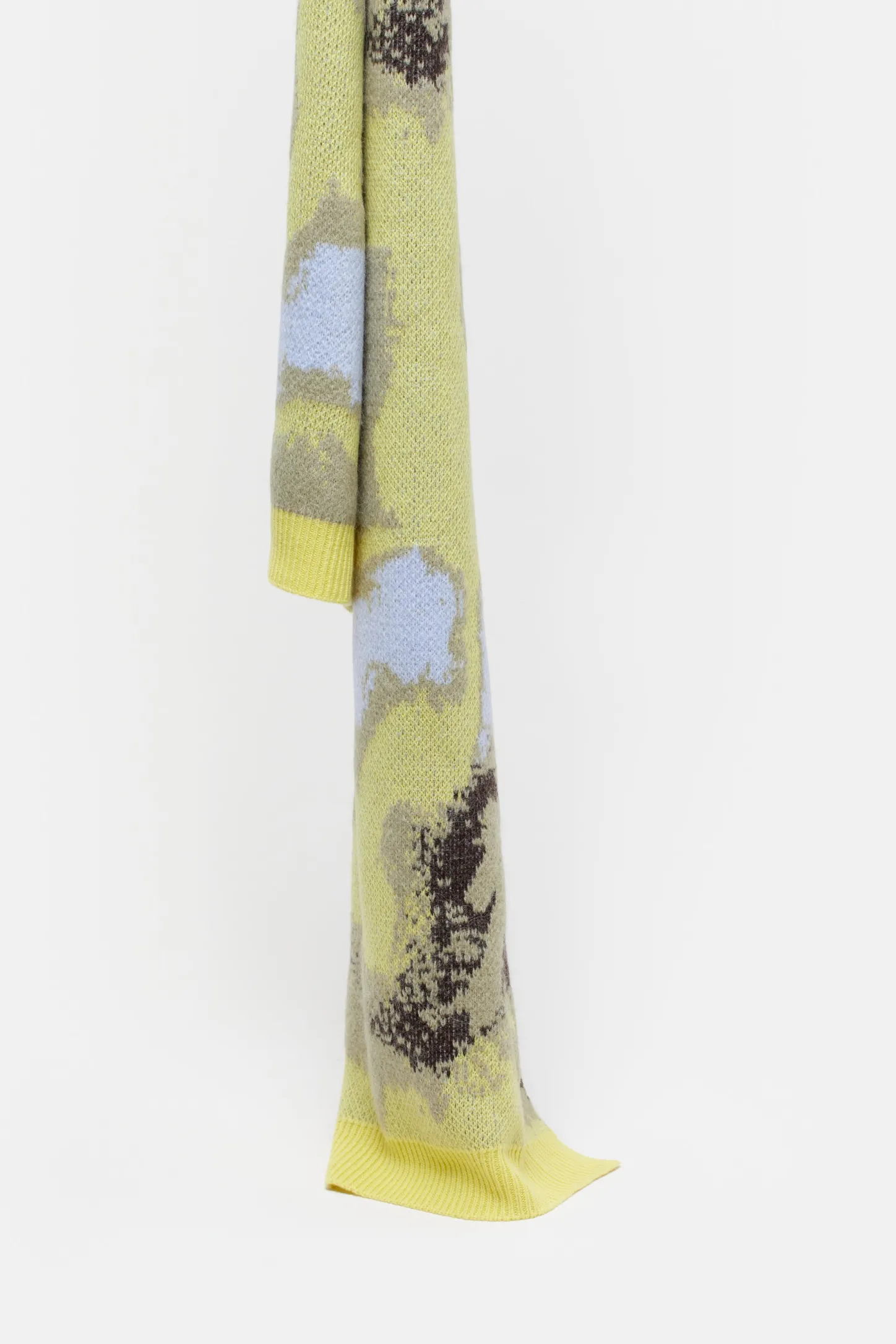 CLOSED Sjaals En Mutsen>Jacquard-Sjaal Primair Geel