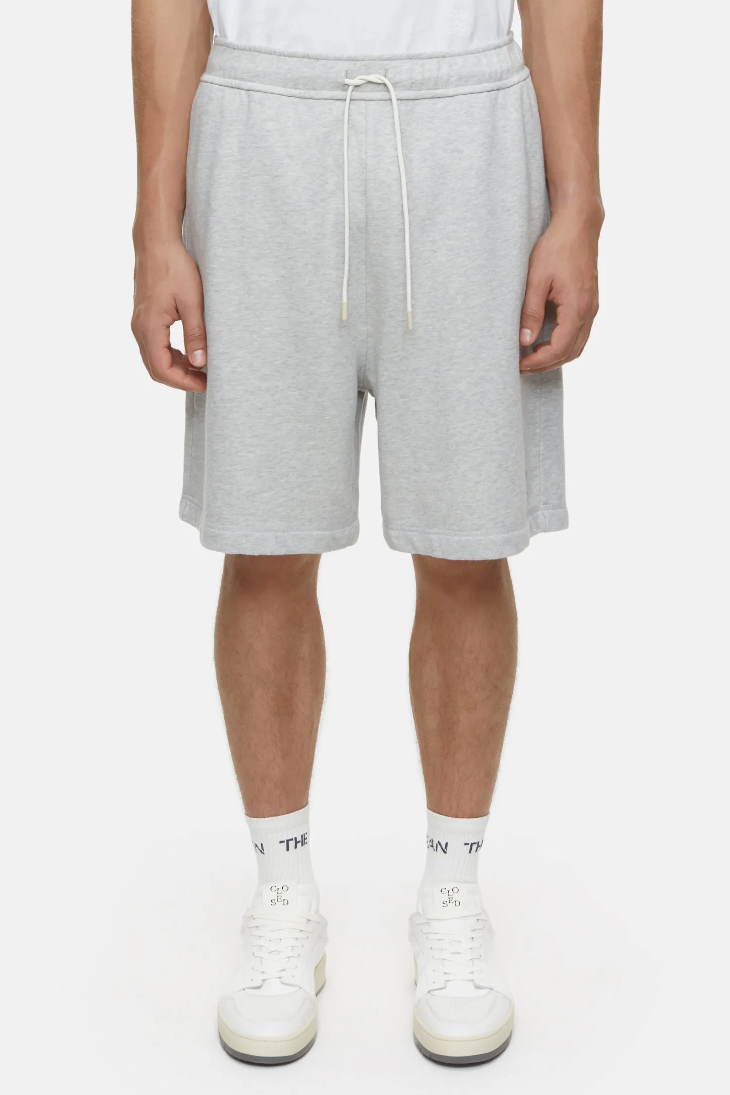 CLOSED Korte Broek>Jerseyshort Lichtgrijs Gemeleerd