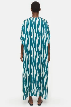 CLOSED Jurken>Kaftan Met Print Middernacht Meer