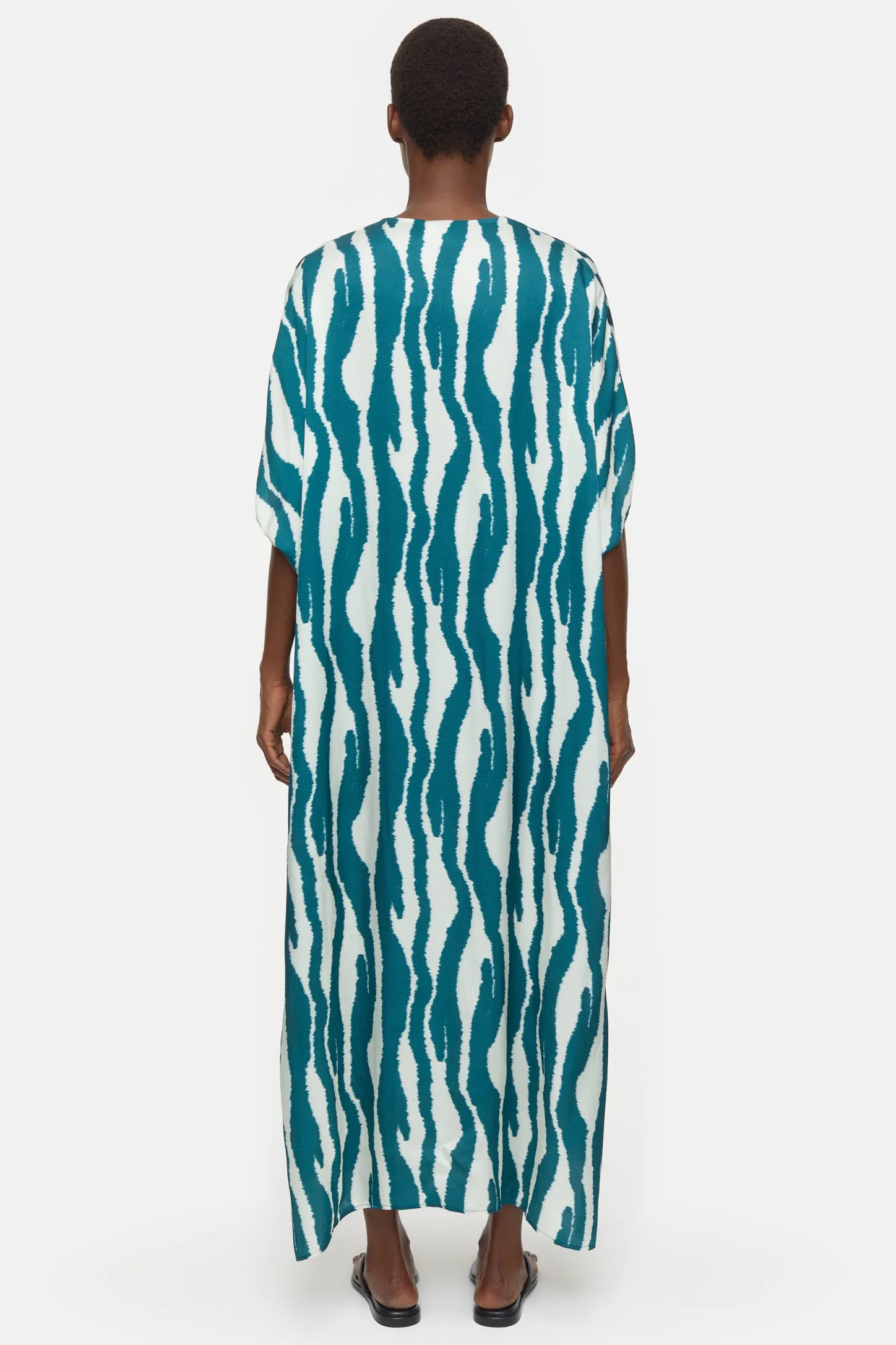 CLOSED Jurken>Kaftan Met Print Middernacht Meer
