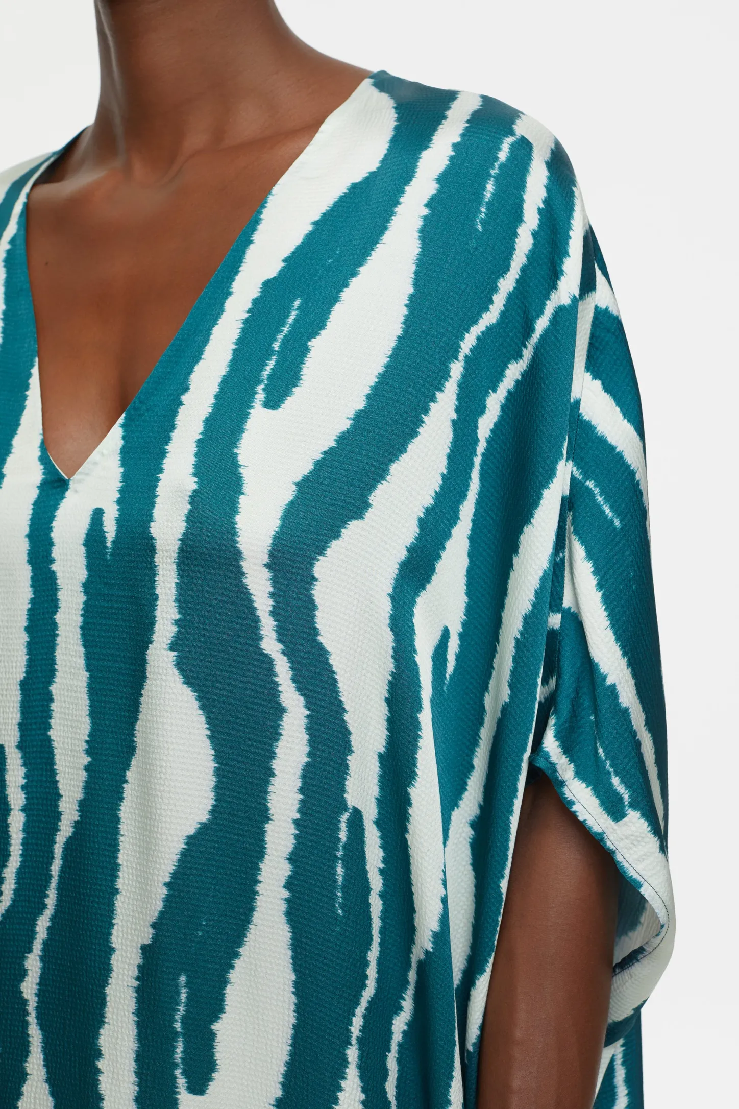 CLOSED Jurken>Kaftan Met Print Middernacht Meer