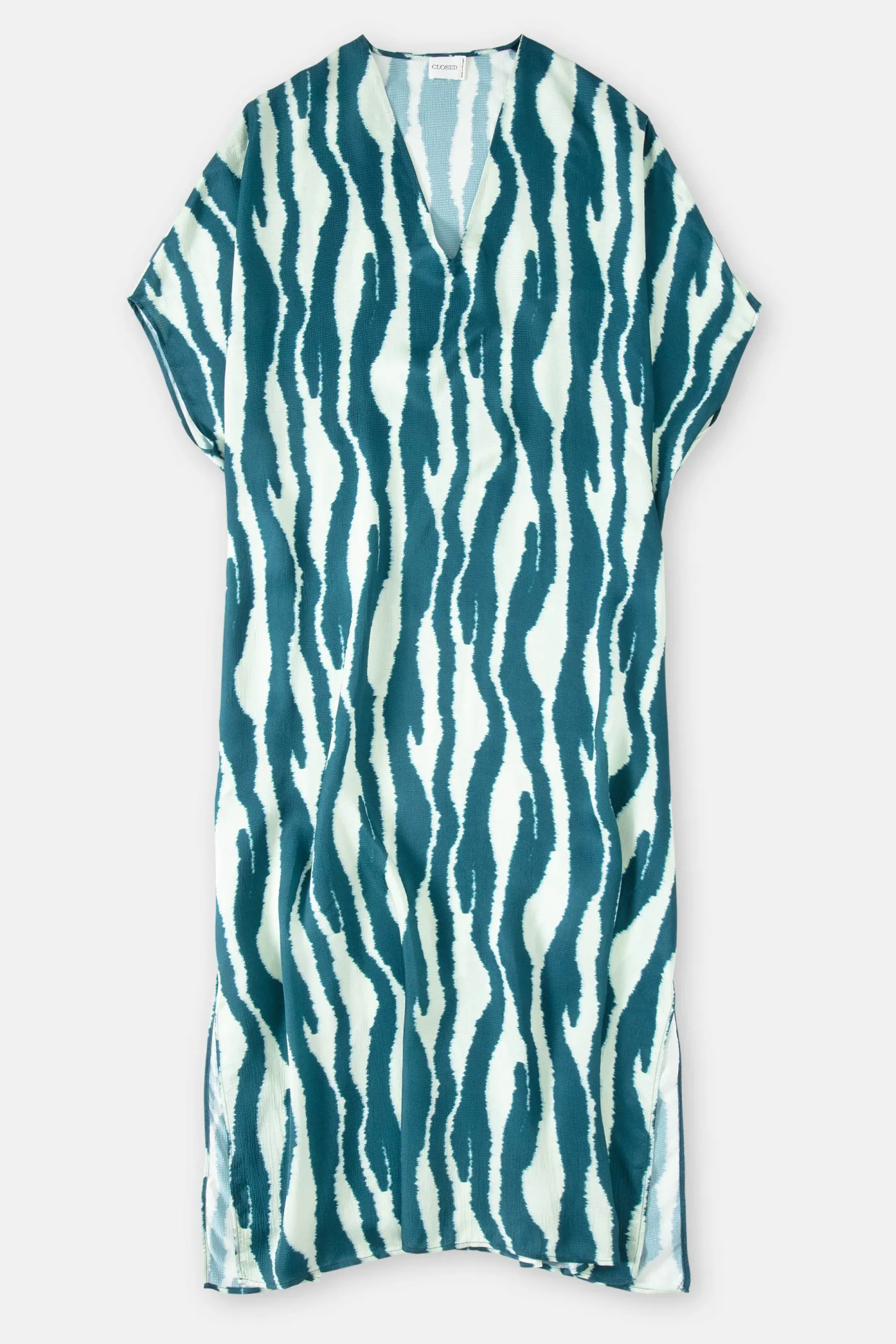 CLOSED Jurken>Kaftan Met Print Middernacht Meer