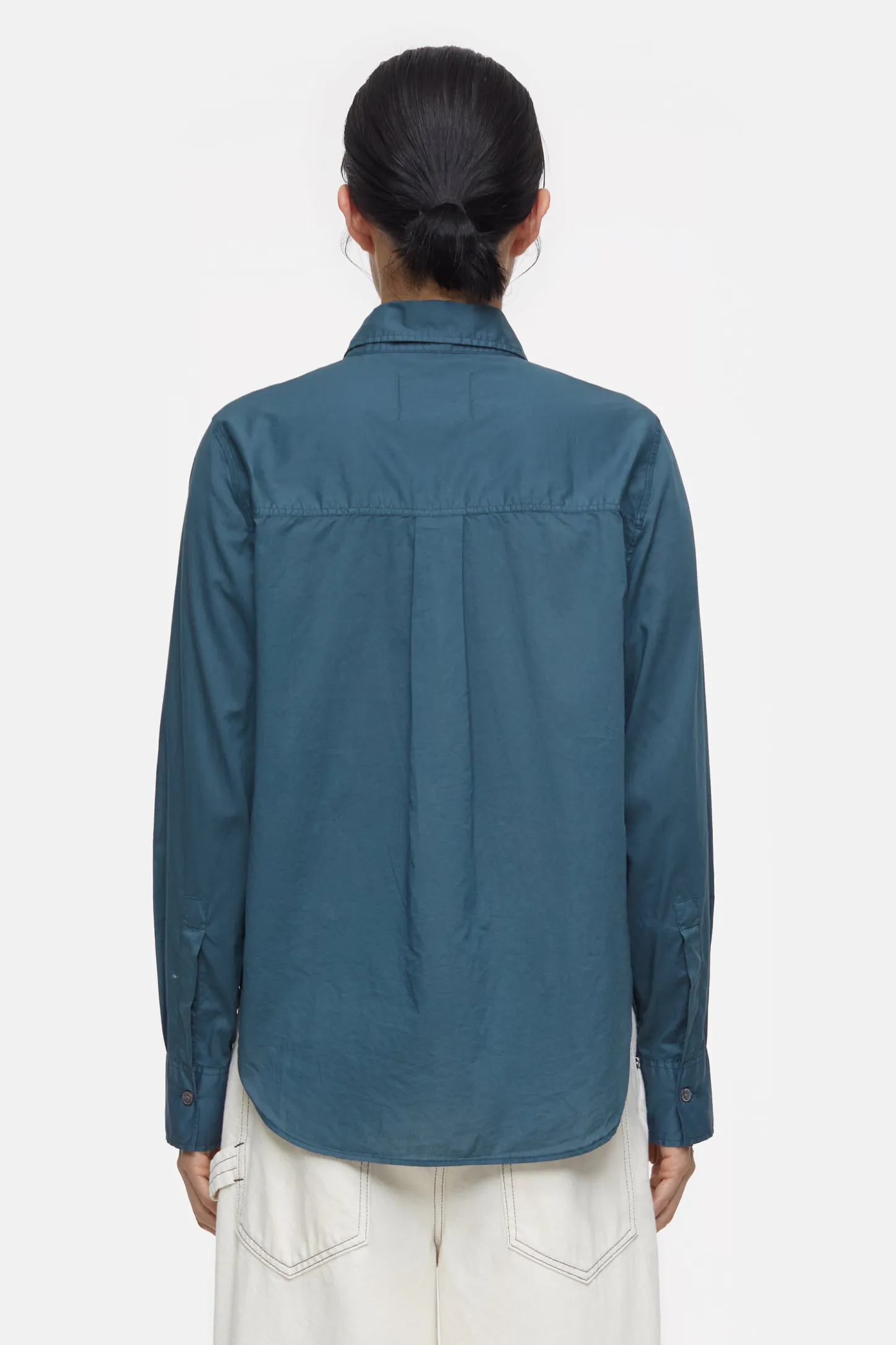 CLOSED Overhemden En Blouses>Katoenen Blouse Middernacht Meer