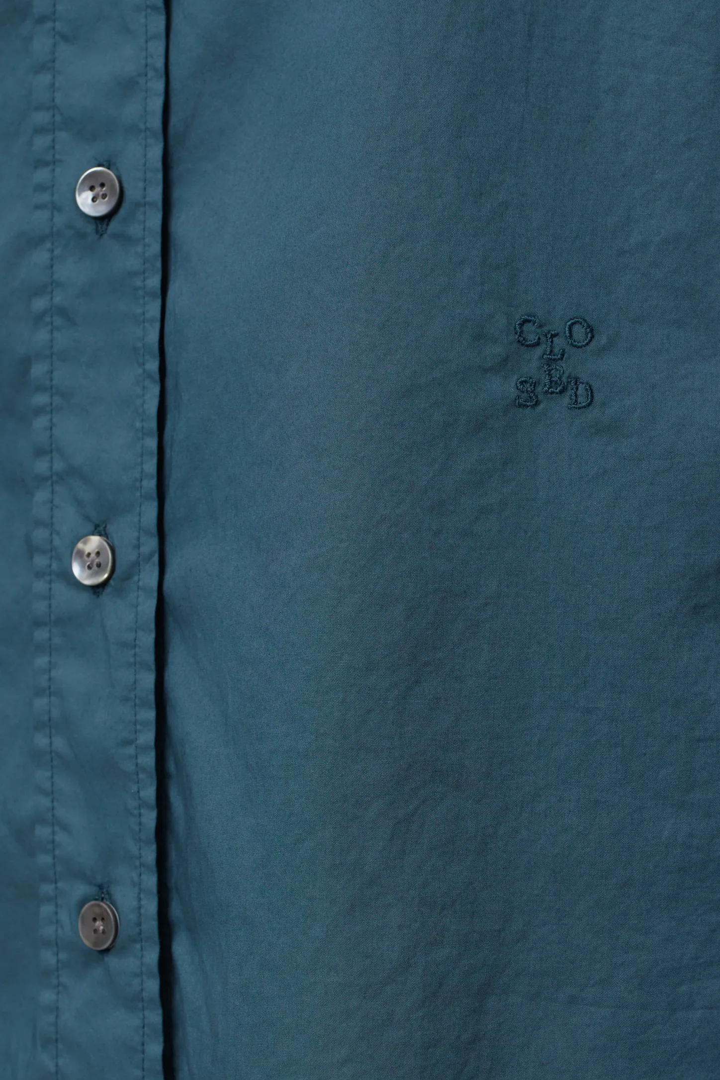 CLOSED Overhemden En Blouses>Katoenen Blouse Middernacht Meer