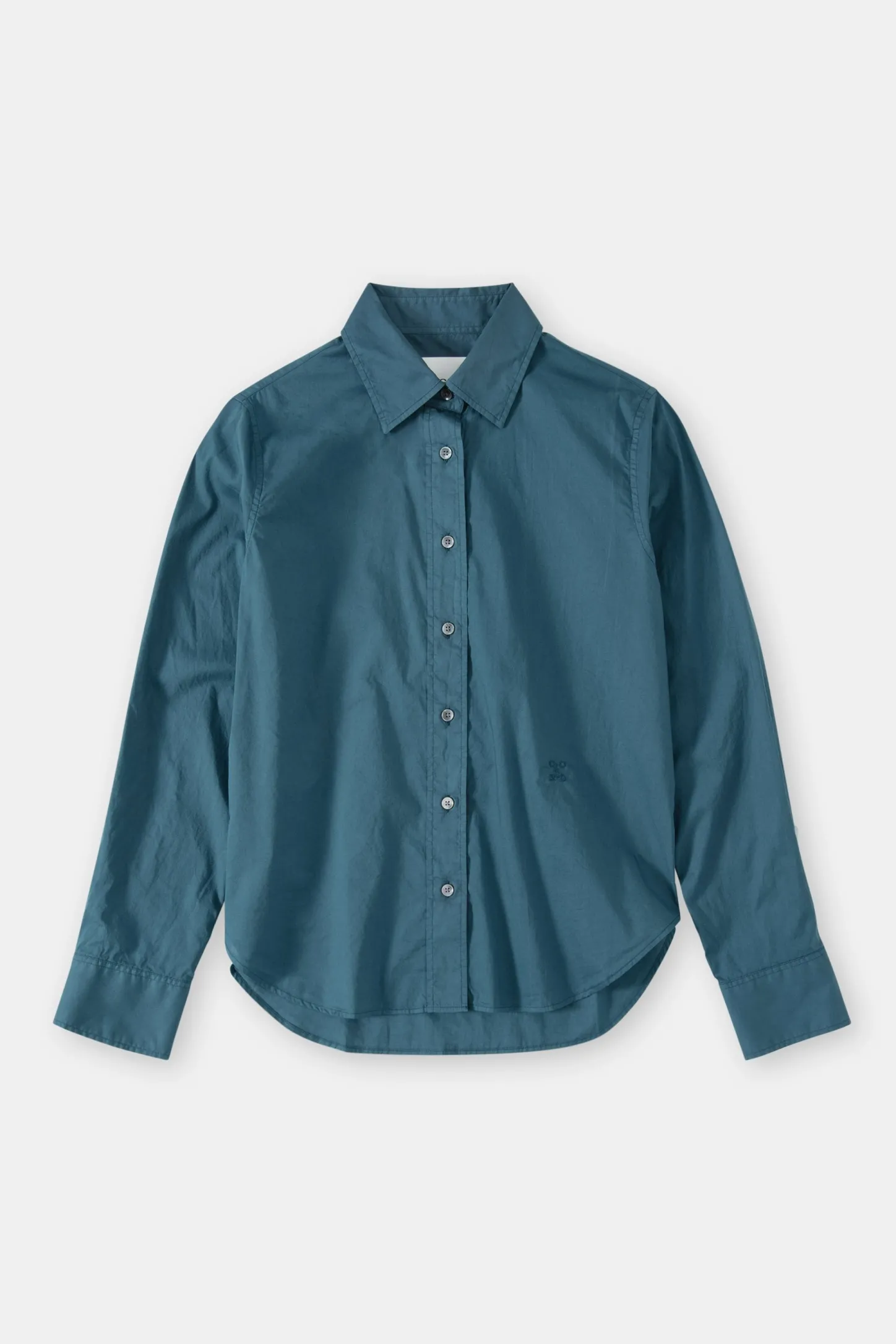 CLOSED Overhemden En Blouses>Katoenen Blouse Middernacht Meer
