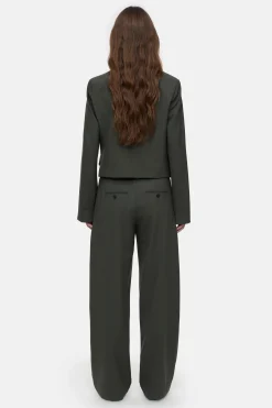 CLOSED Jassen En Jassen>Korte Blazer Groen Onkruid