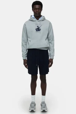 CLOSED Korte Broek>Korte Broek Van Badstof Donkere Nacht