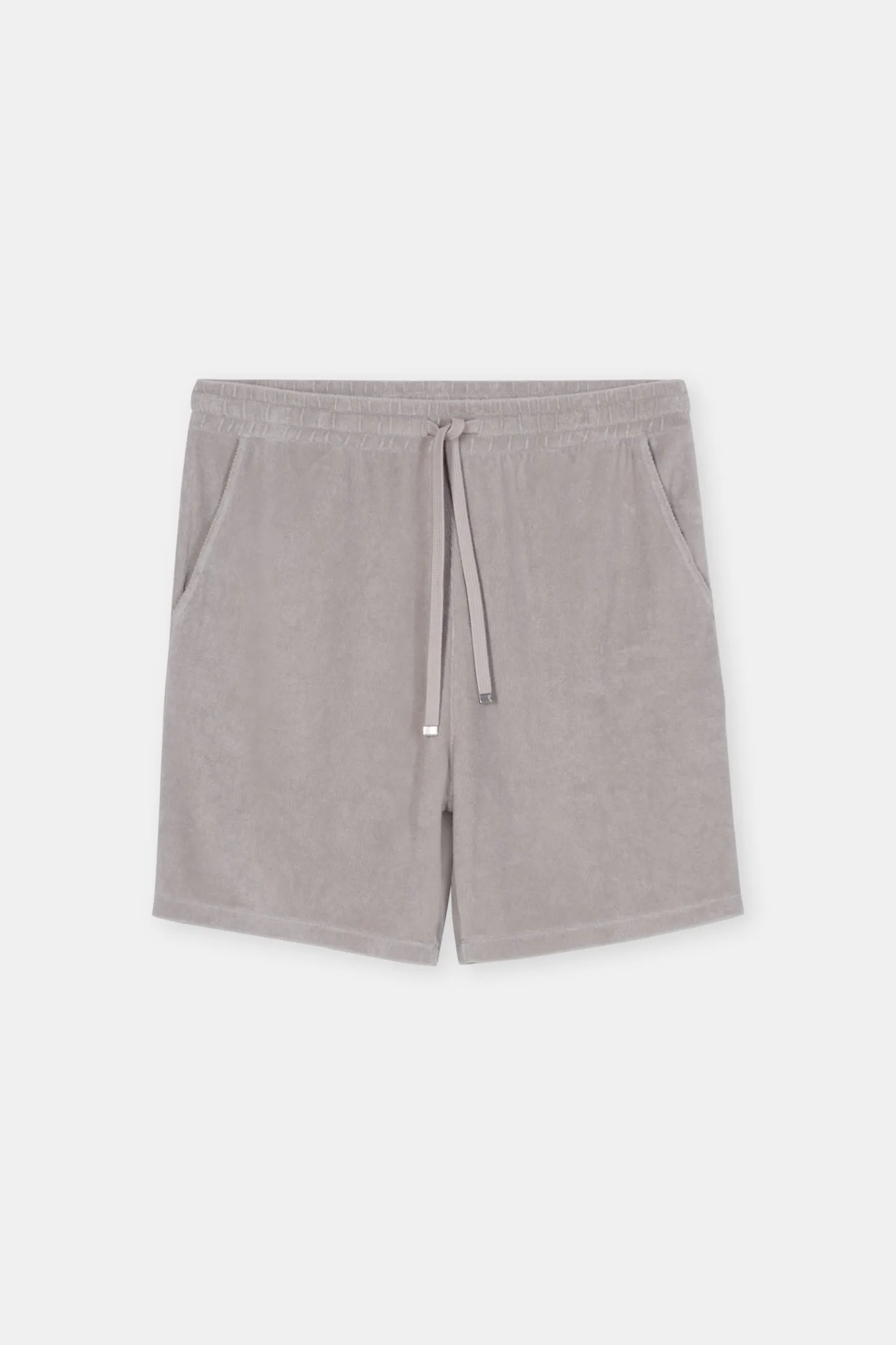 CLOSED Korte Broek>Korte Broek Van Badstof Krijtgrijs