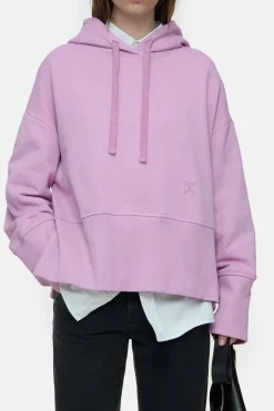 CLOSED Sweatshirts>Korte Capuchon Roze Pony