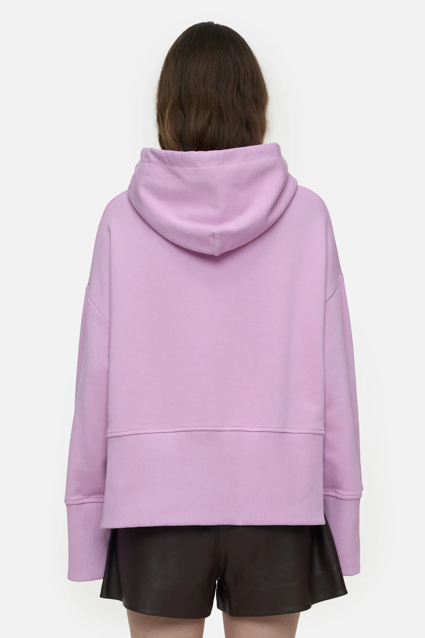 CLOSED Sweatshirts>Korte Capuchon Roze Pony