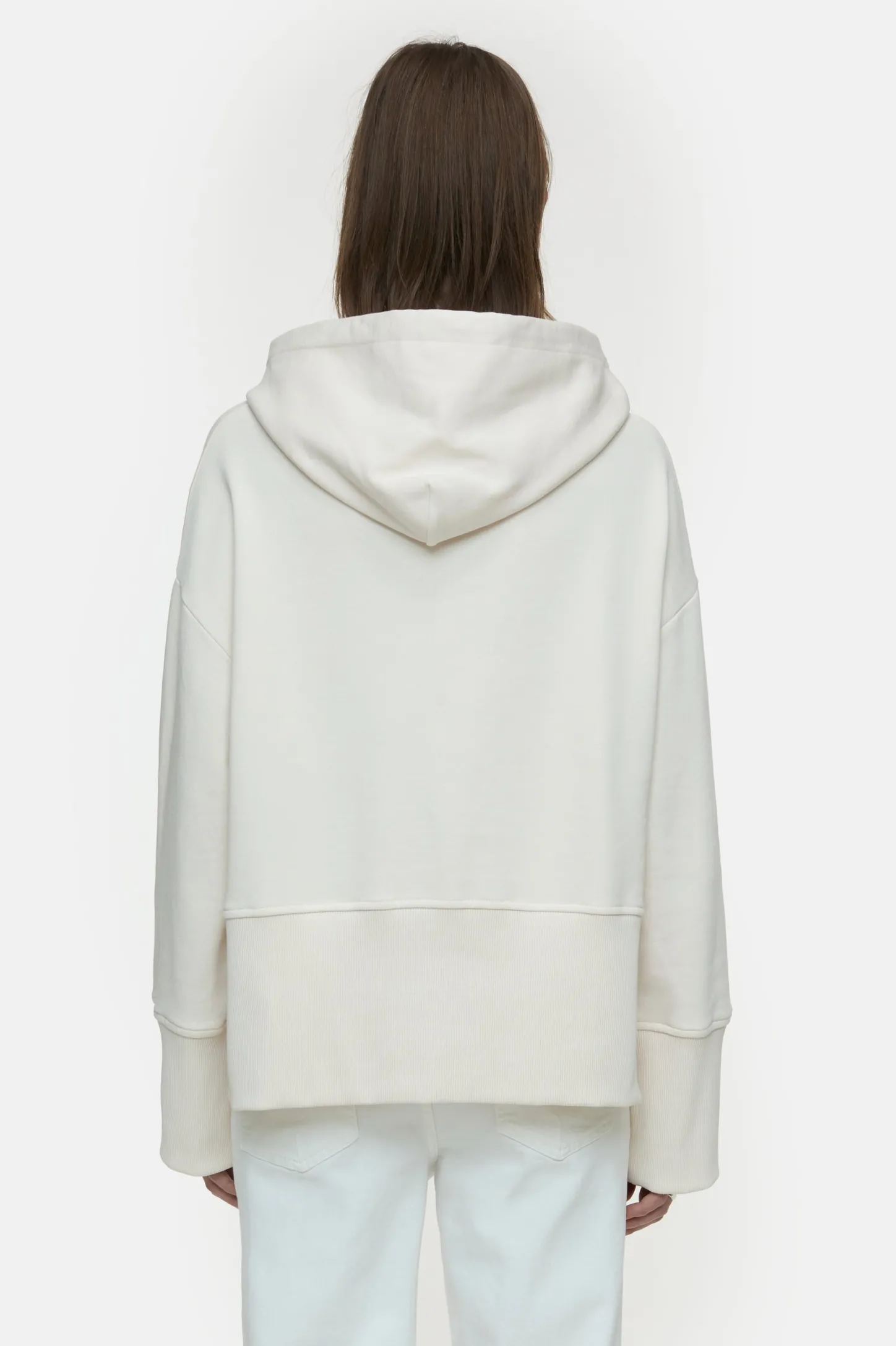 CLOSED Sweatshirts>Korte Capuchon Kalksteen
