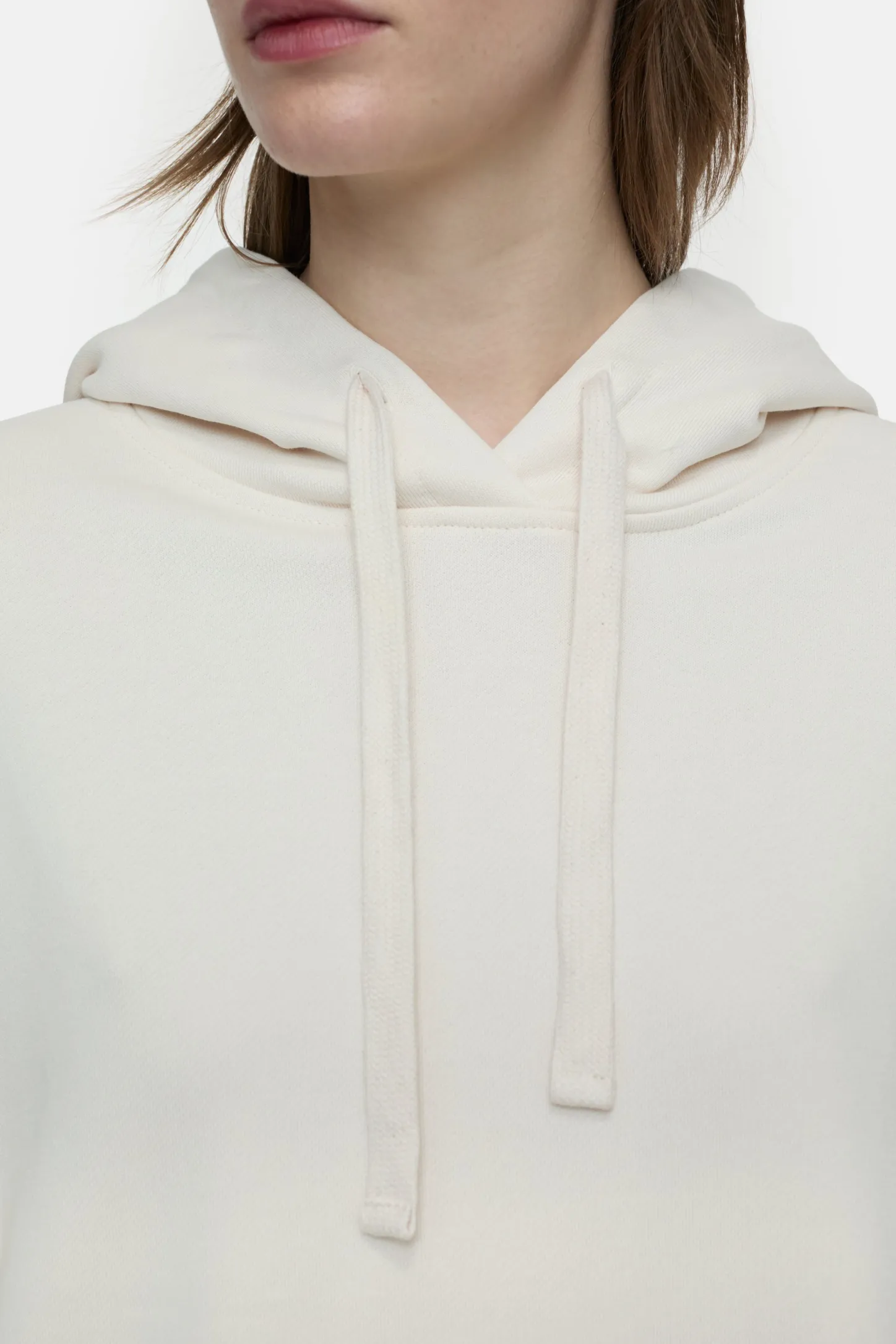 CLOSED Sweatshirts>Korte Capuchon Kalksteen