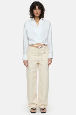 CLOSED Overhemden En Blouses>Korte Wikkelblouse Verstand