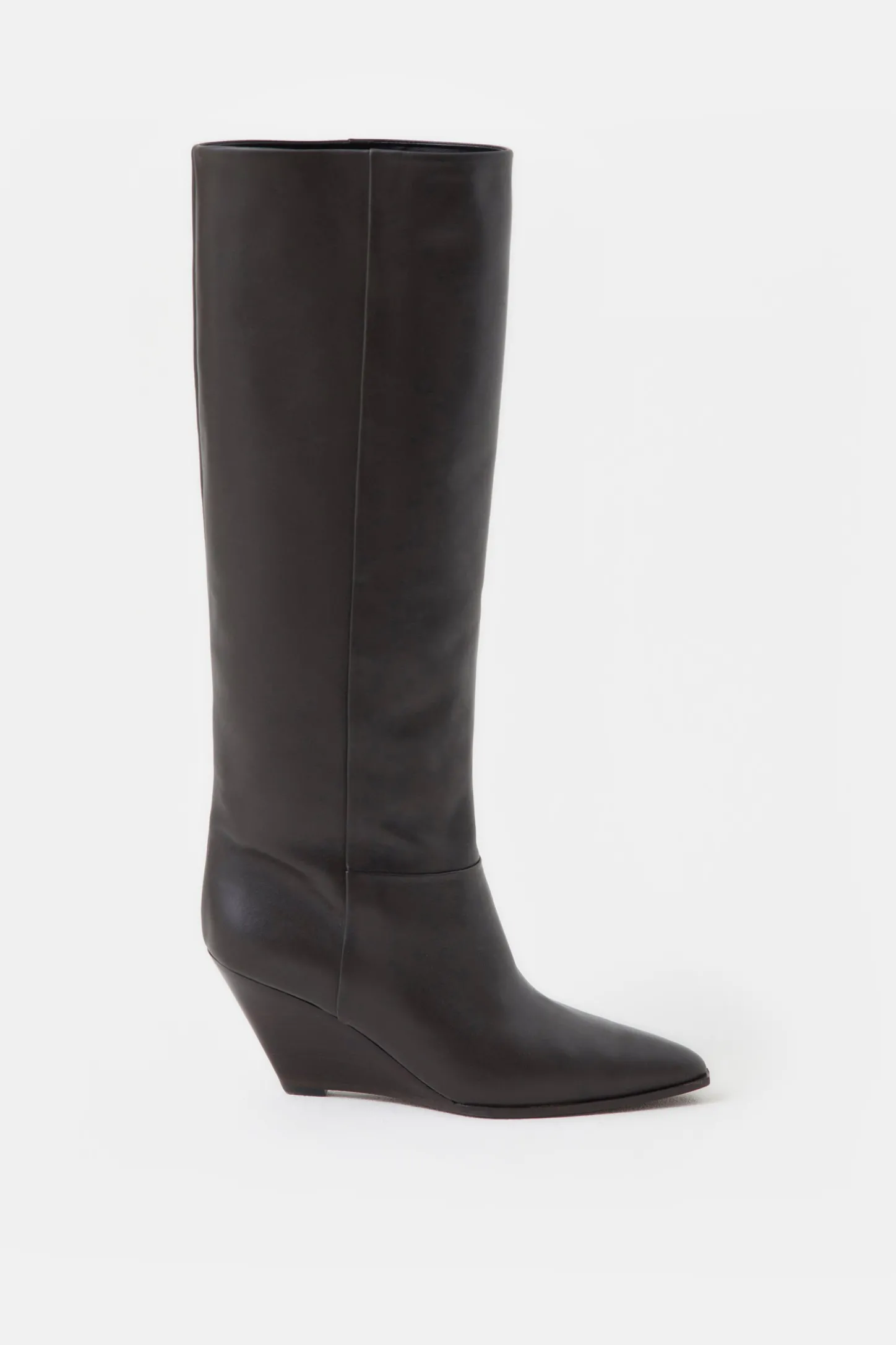 CLOSED Schoenen Leren>Laarzen Met Sleehak Koude Chocolademelk