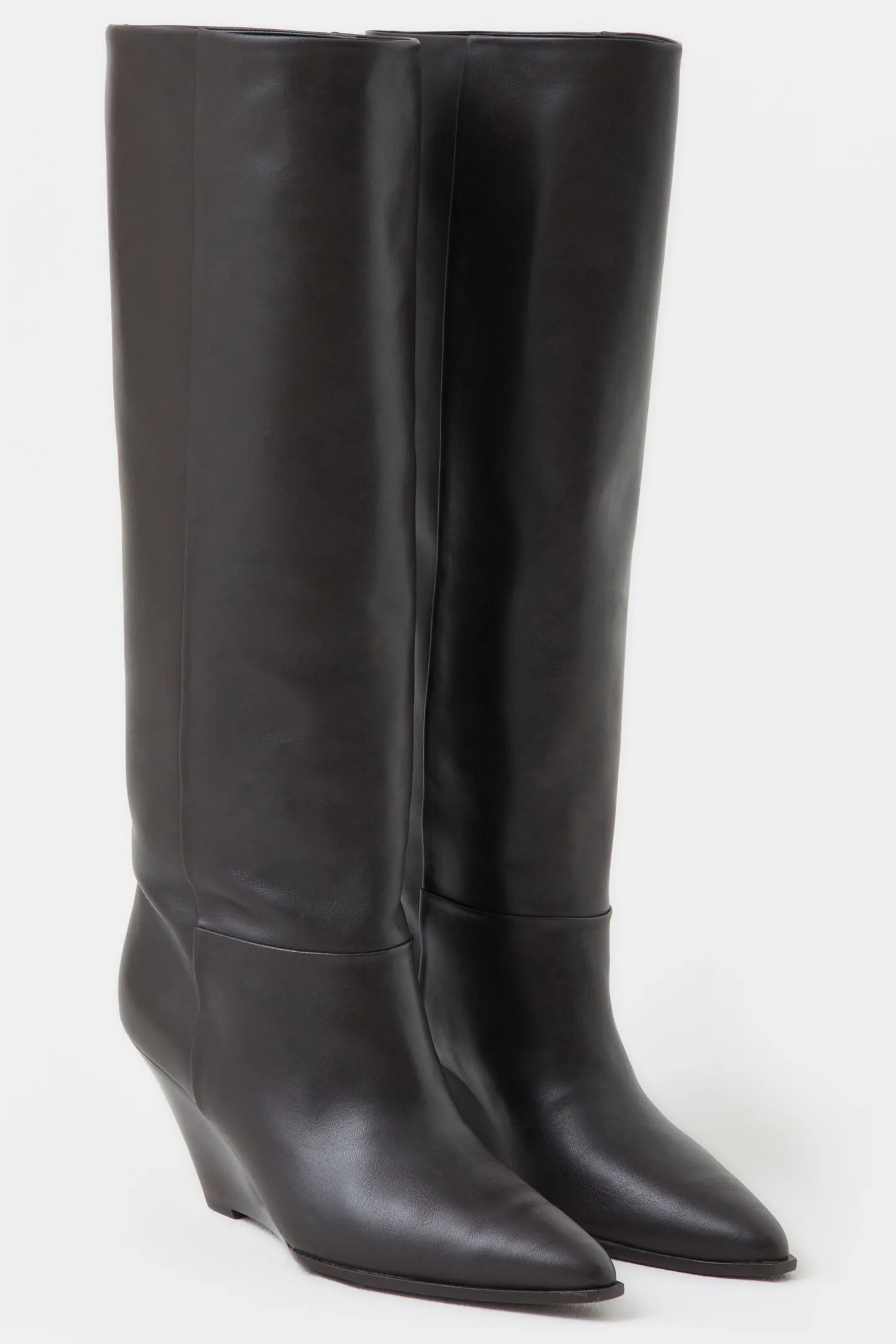 CLOSED Schoenen Leren>Laarzen Met Sleehak Koude Chocolademelk