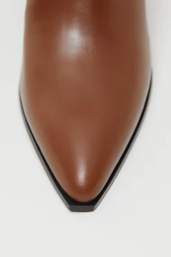 CLOSED Schoenen Leren>Laarzen Met Sleehak Paranoot