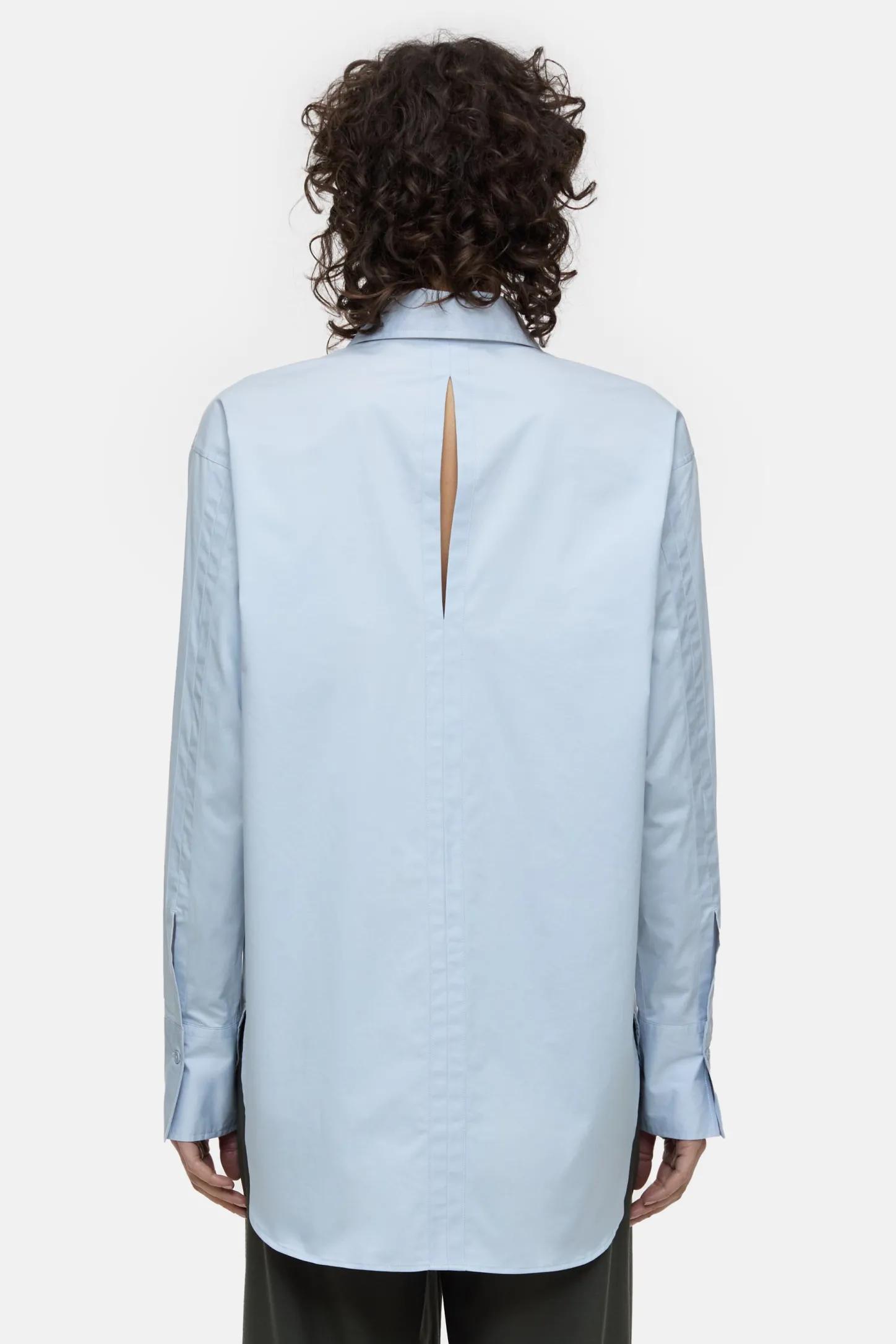 CLOSED Overhemden En Blouses>Lange Blouse Zacht Blauw