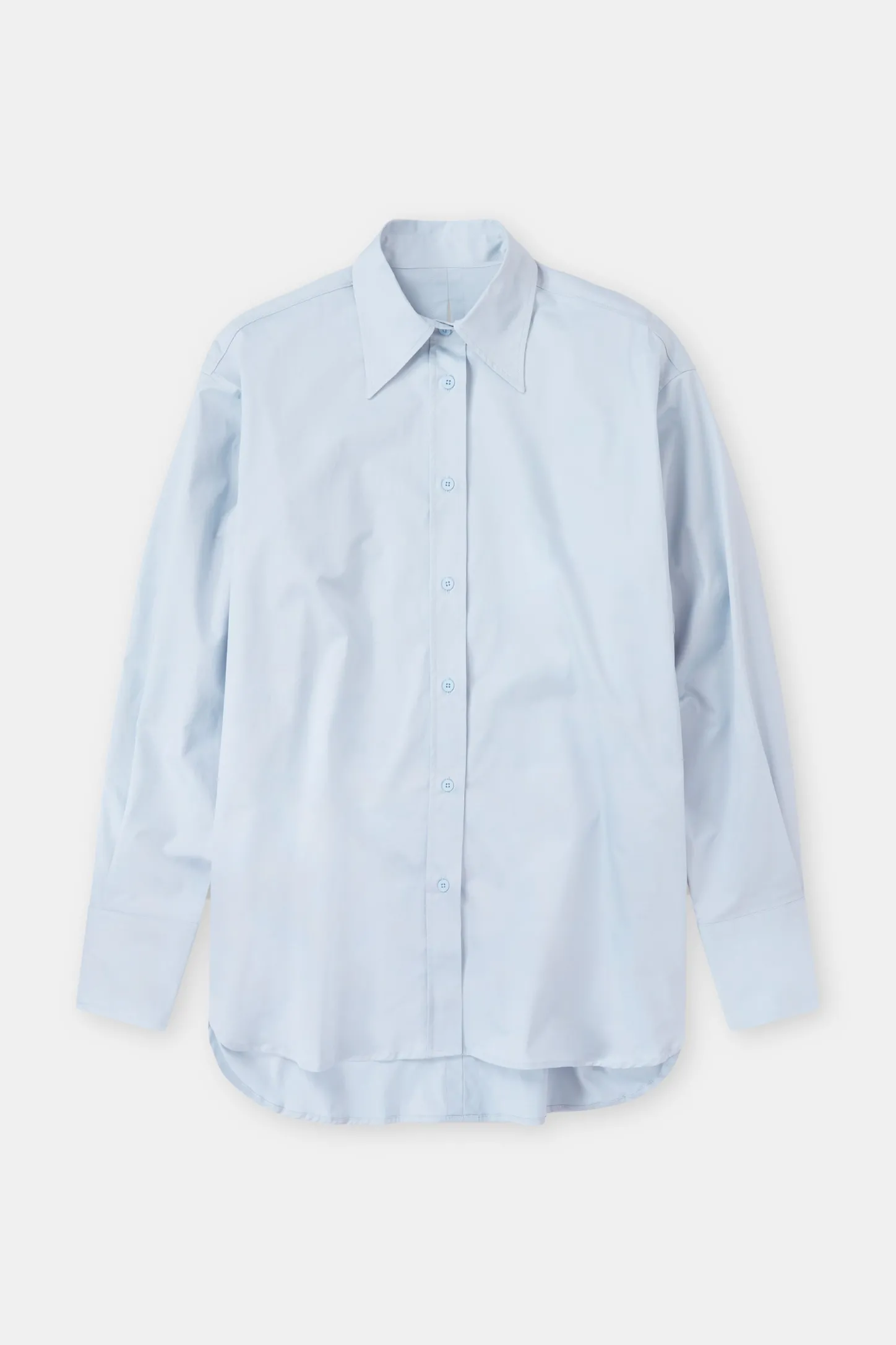 CLOSED Overhemden En Blouses>Lange Blouse Zacht Blauw