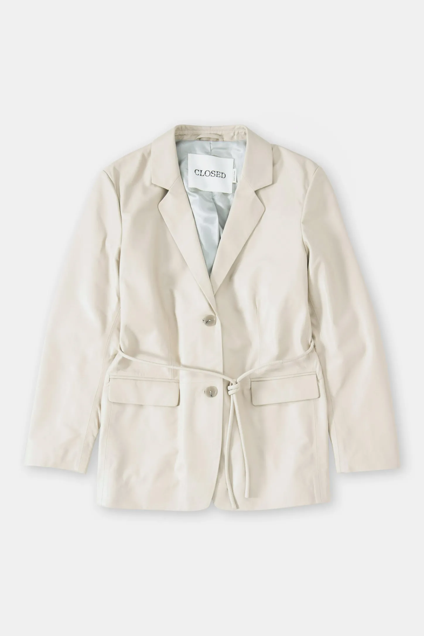 CLOSED Jassen En Jassen>Leren Blazer - Stijlnaam Lola Aangespoelde Kust