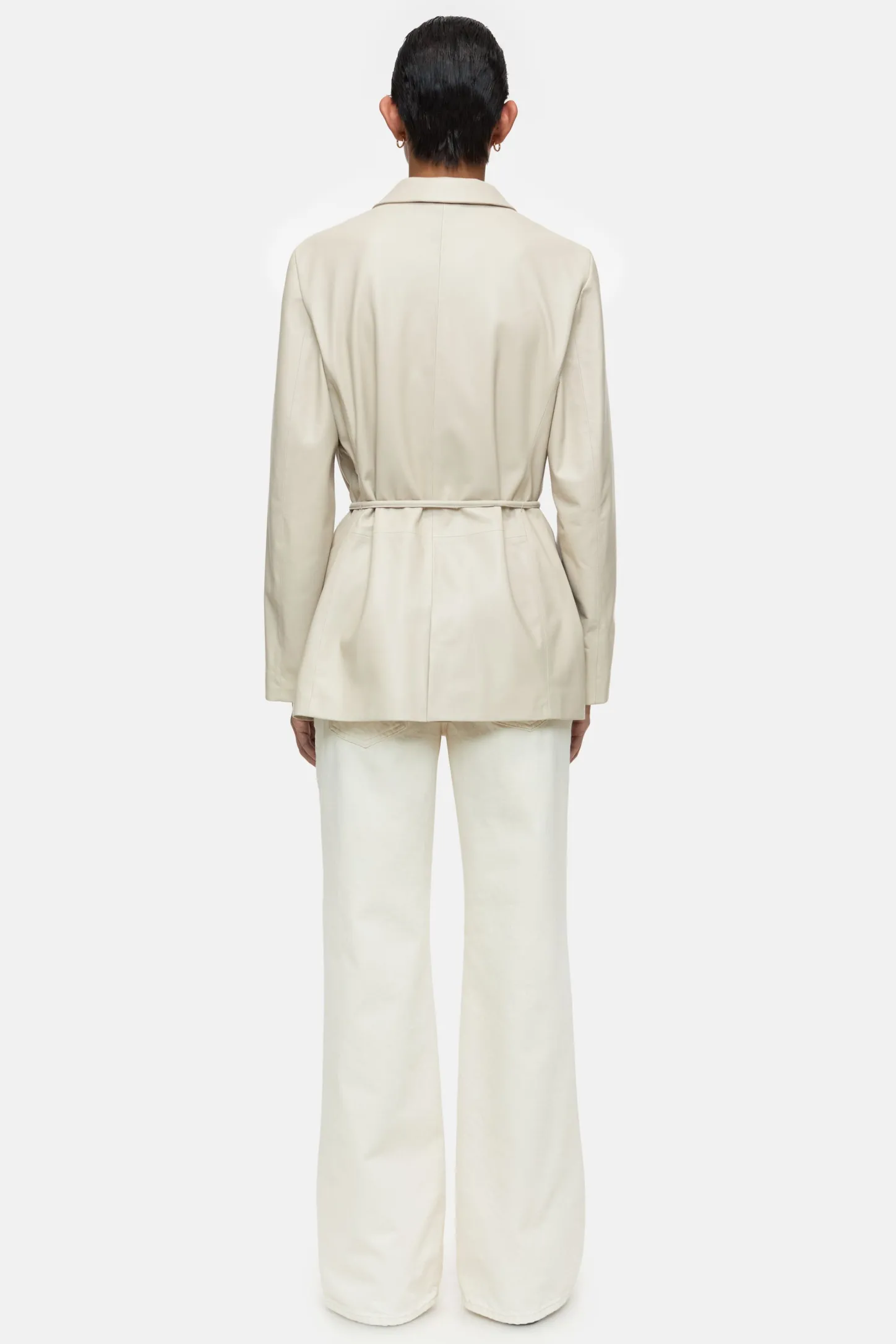 CLOSED Blazers>Leren Blazer - Stijlnaam Lola Aangespoelde Kust