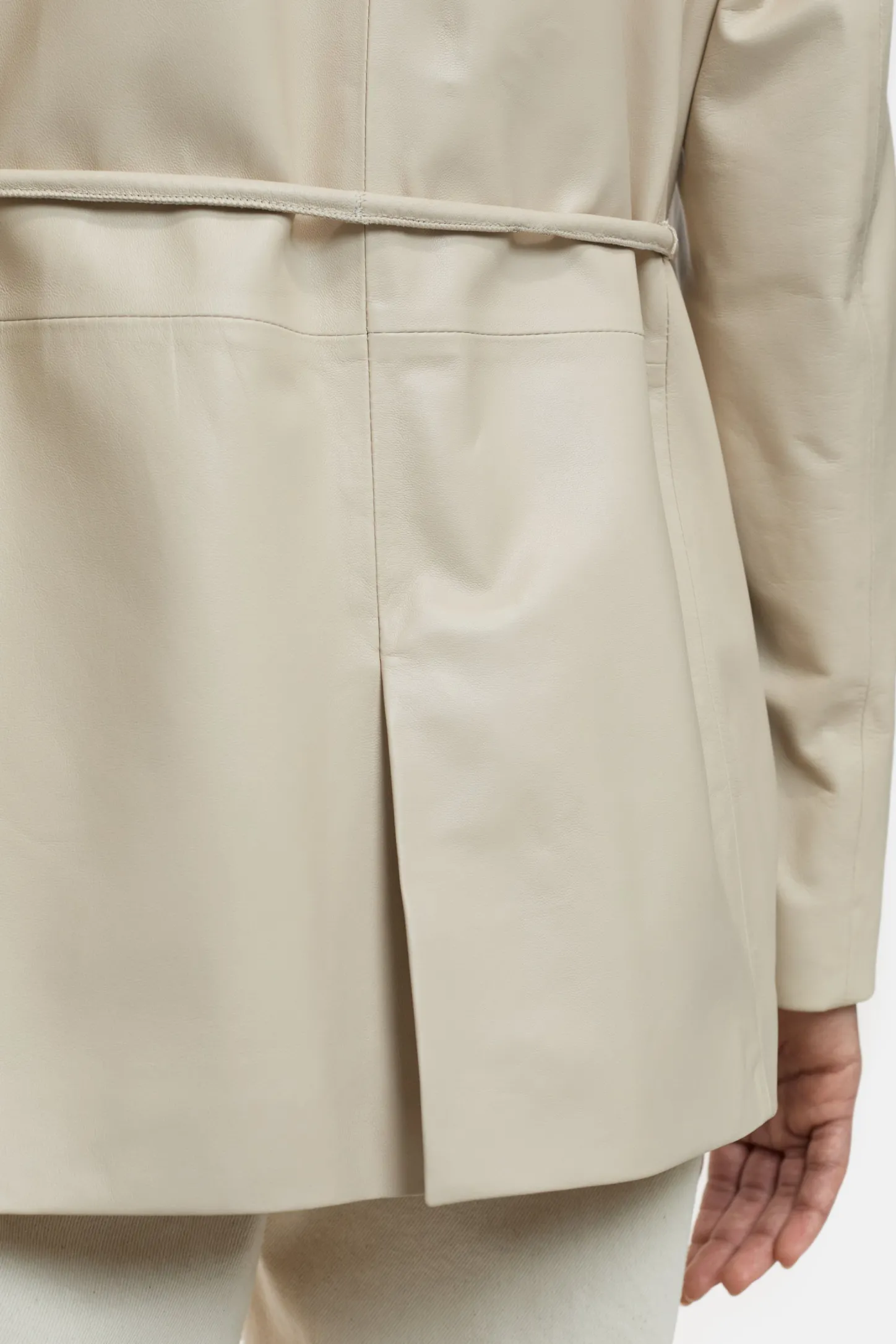 CLOSED Blazers>Leren Blazer - Stijlnaam Lola Aangespoelde Kust