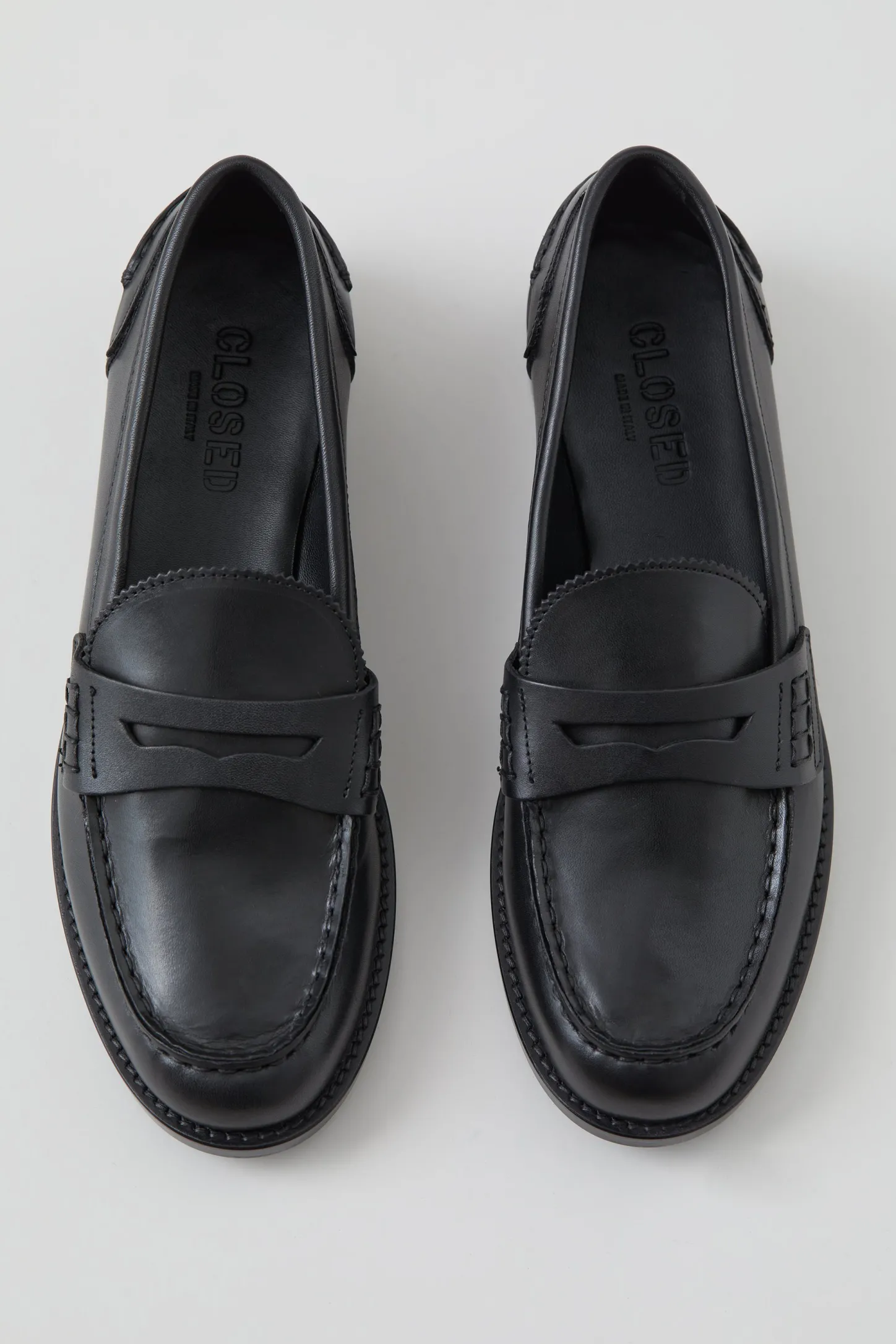 CLOSED Schoenen Leren>Loafers Zwart