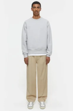 CLOSED Sweatshirts>Logo-Sweatshirt Mist Grijs